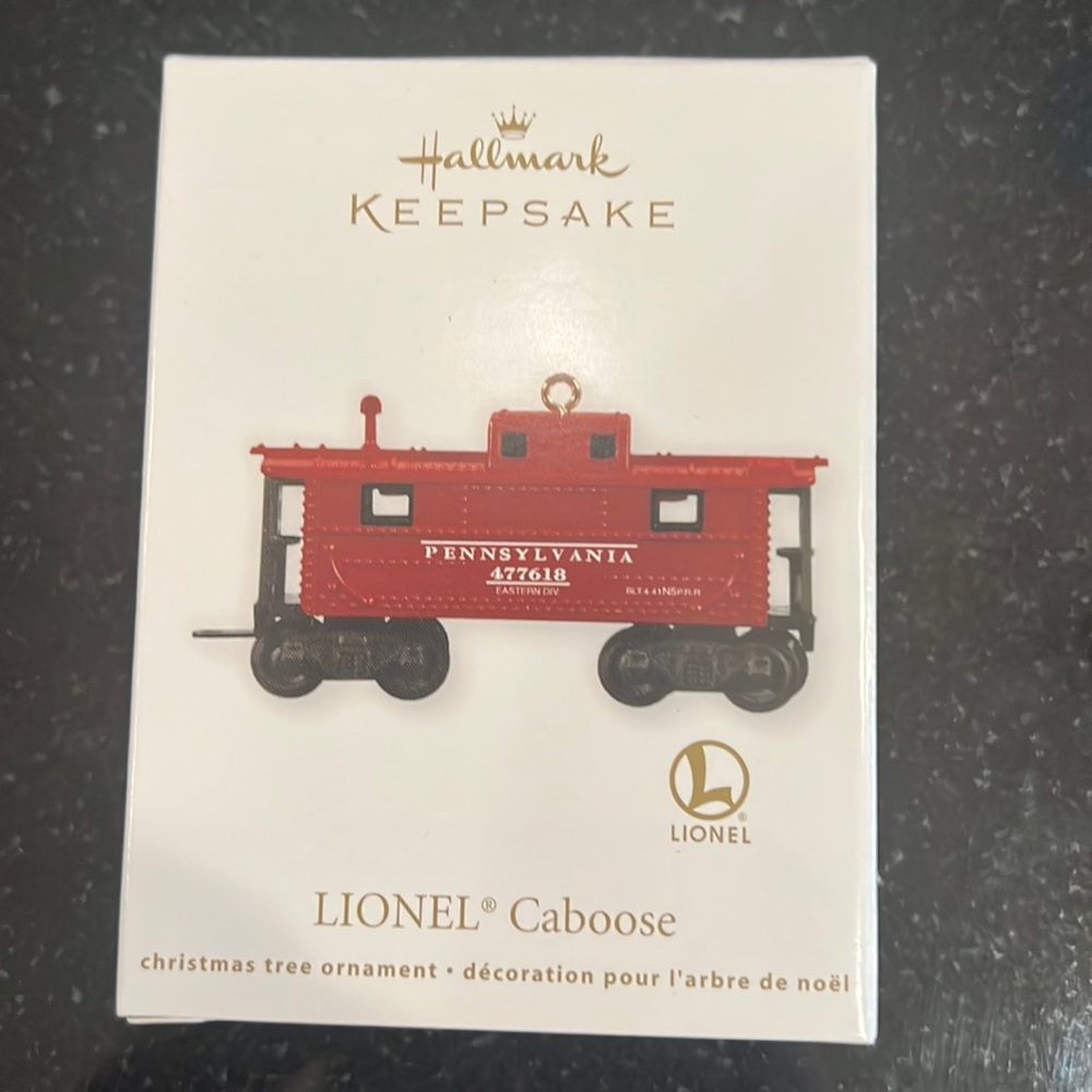 NIB 2011 Hallmark Keepsake Lionel Caboose Handcrafted Christmas Tree Ornament